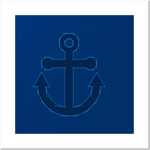 Anchor Points Wall Art by Aguvagu